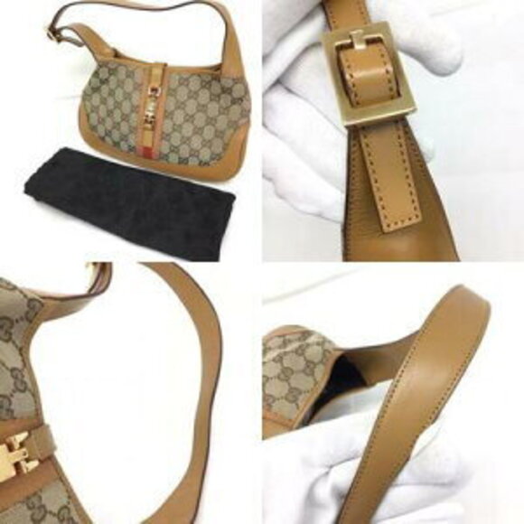 Gucci One Shoulder Bag GG Canvas Beige Brown - Picture 7 of 8